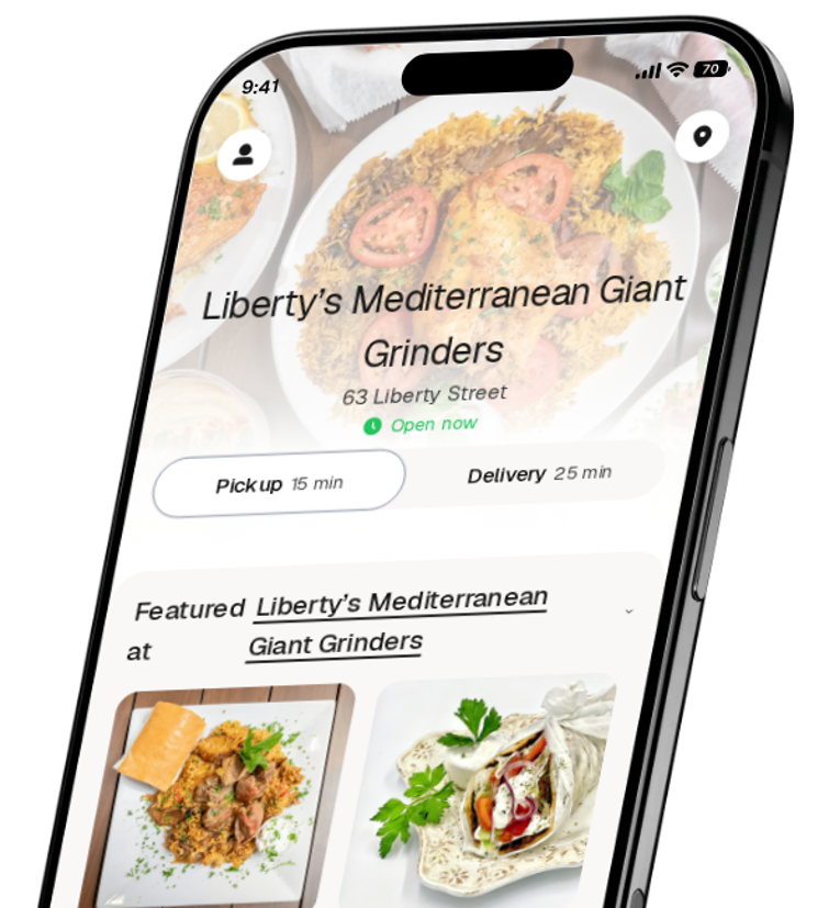 Liberty’s Mediterranean Giant Grinders app preview