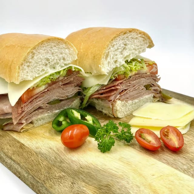 Halal Ham N Cheese Grinder.