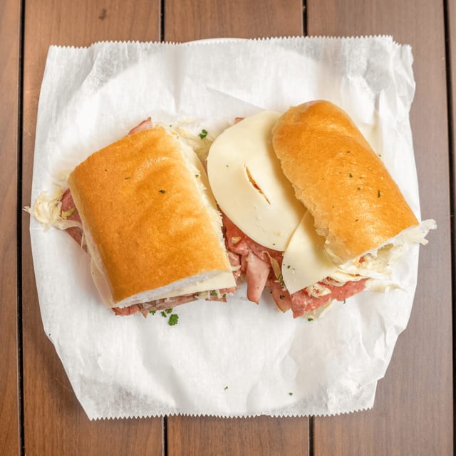 Italian Combo with Halal Ham & Cooked Salami Wrap.