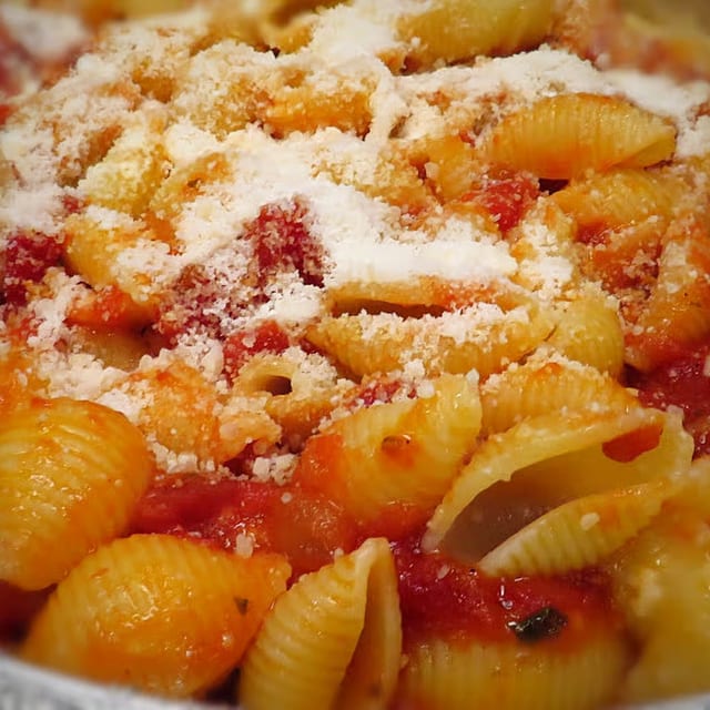 Chicken and Pasta.
