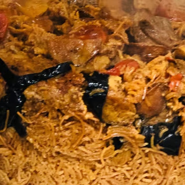Palestinian Chicken Maqluba.
